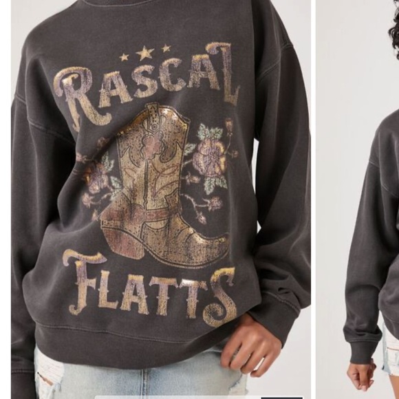 Gray Rascal Flatts Graphic Sweatshirt - Picture 2 of 7